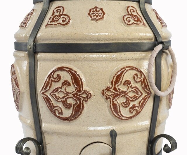 Тандыр "Урал" (ЭКО-Тандыр), 27 см, слоновая кость,   