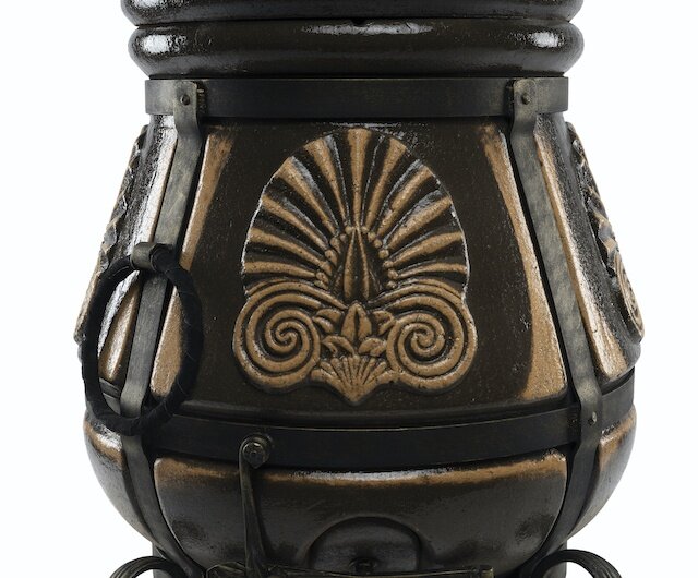 Тандыр "Греческий" (ЭКО-Тандыр), 28 см, чёрный  