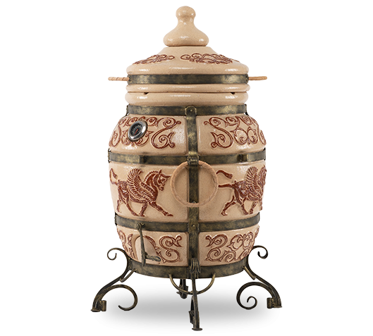 Тандыр "Перс (Толпар)" (ЭКО-Тандыр), 30 см, слоновая кость  