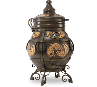 Тандыр &quot;Шар&quot; (ЭКО-Тандыр), 30 см, чёрный