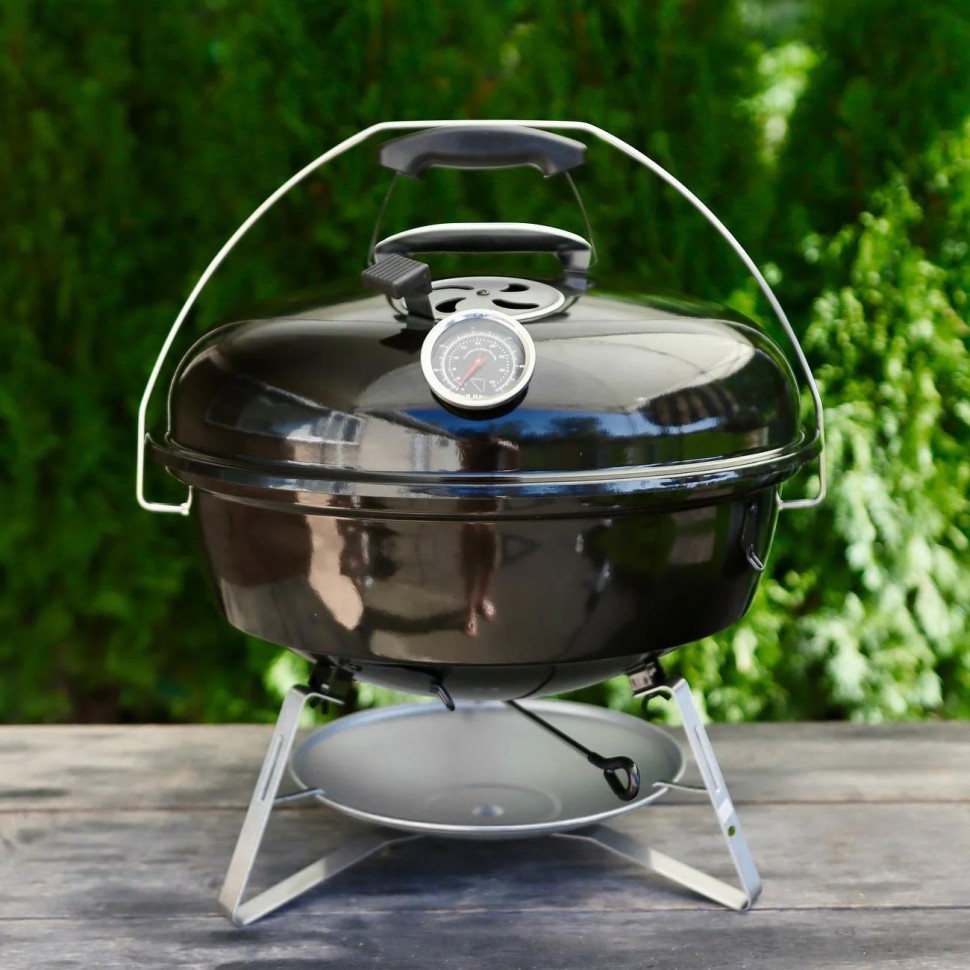 Угольный гриль SNS Travel Kettle, 47 см (c корзиной SNS Charcoal Basket)  