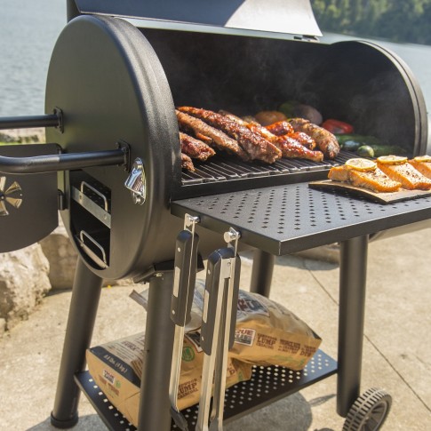Угольный барельный гриль-коптильня Broil-King Regal OFFSET 400 в Красноярске