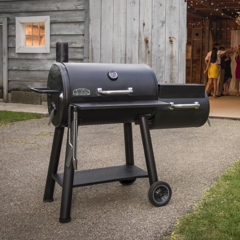 Угольный барельный гриль-коптильня Broil-King Regal OFFSET 400 в Красноярске