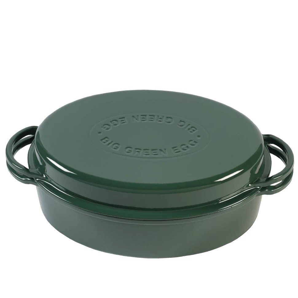 Жаровня овальная для гриля Big Green Egg, 5.2 л, чугунная  
