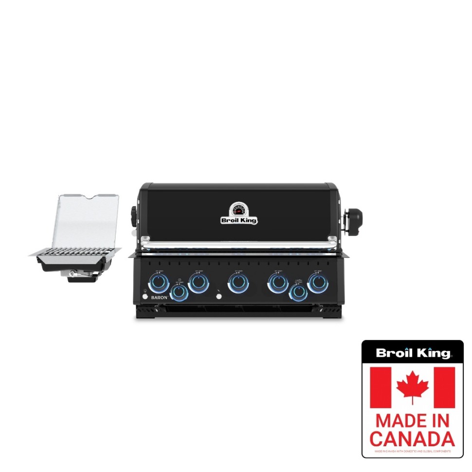 Гриль газовый Broil King Барон 590 Би Шэдоу (BARON 590 BI встраиваемый SHADOW)